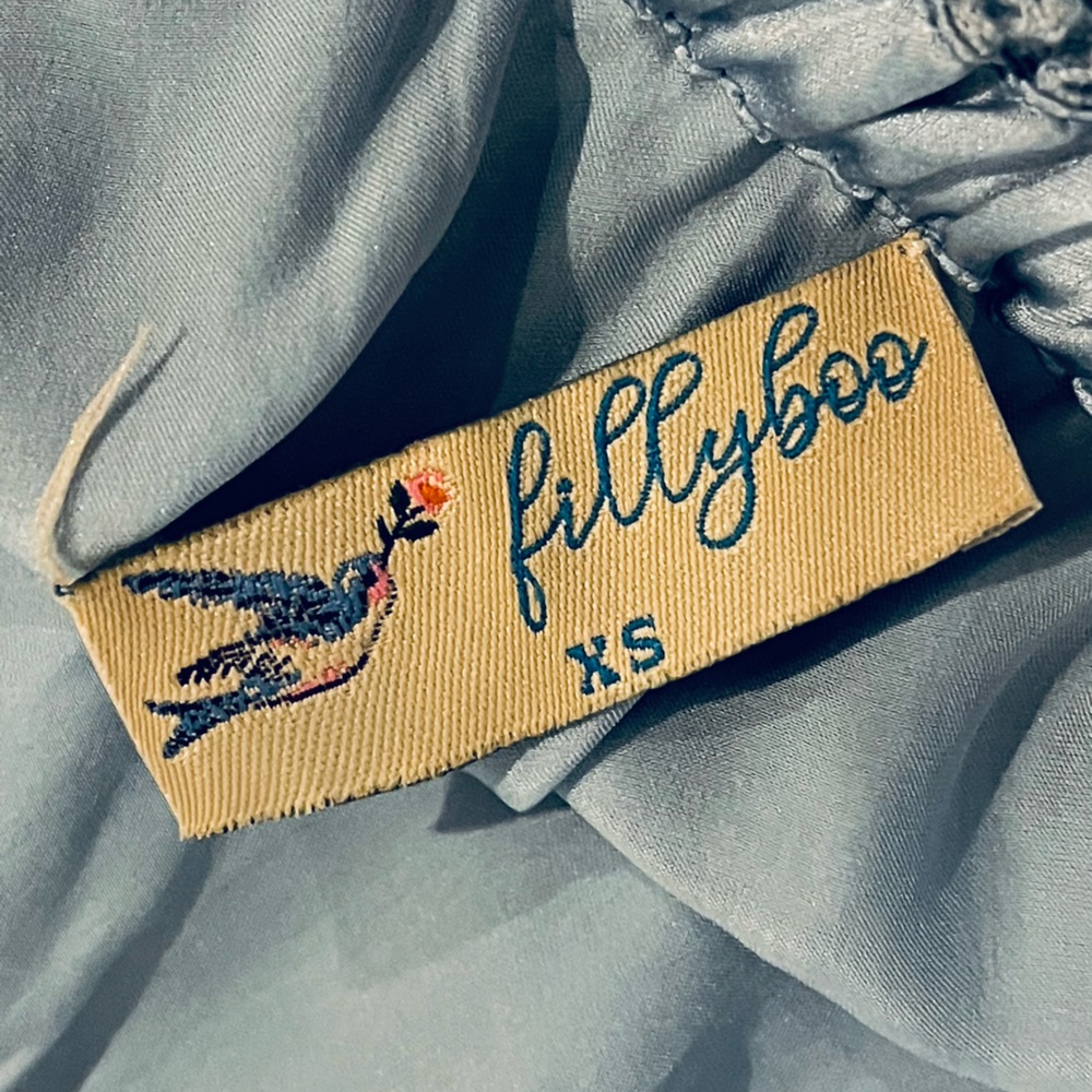 Fillyboo, Silk, Skirt, Light Blue - Picture 10 of 11